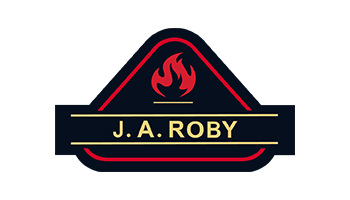 Logo JA Roby en noir et blanc